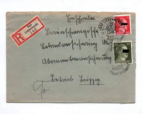 R Brief Bad Liebenwerda 1943