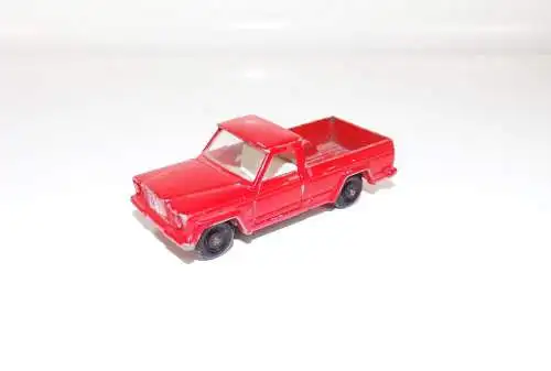Lesney Modellauto Jeep Gladiator Rot Pickup 