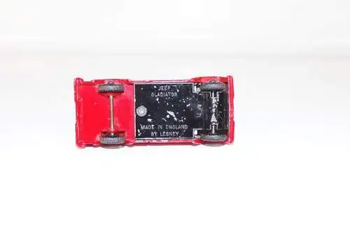 Lesney Modellauto Jeep Gladiator Rot Pickup 