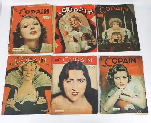 Mon Copain 1935 bis 1938 Frankreich 11 alte Zeitschriften france