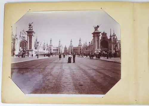 Fotoalbum 1900 Weltausstellung Paris Frankreich großformatige Fotos Exposition 