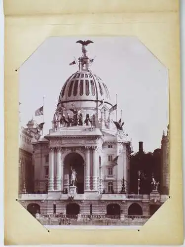 Fotoalbum 1900 Weltausstellung Paris Frankreich großformatige Fotos Exposition 