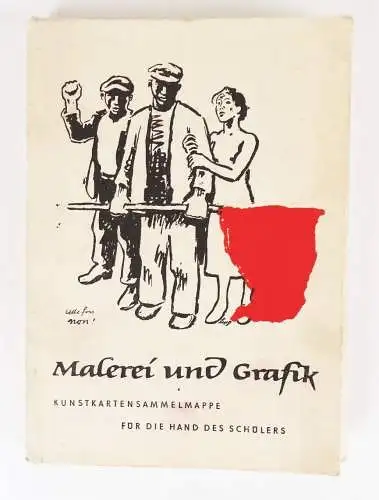 Malerei und Grafik Kunstkarten Sammelmappe für die Hand des Schülers 1959