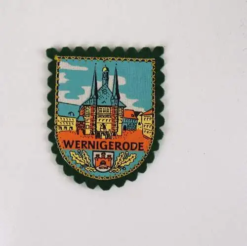 Alter Aufnäher Wernigerode DDR Stoff Filz GDR patch