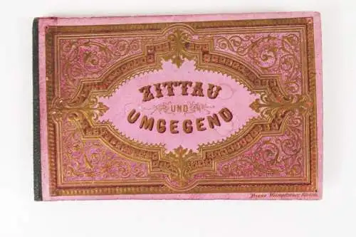 Zittau und Umgebung um 1880 Leporello