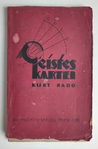 Geisteskartei alte Broschüre Kurt Rado