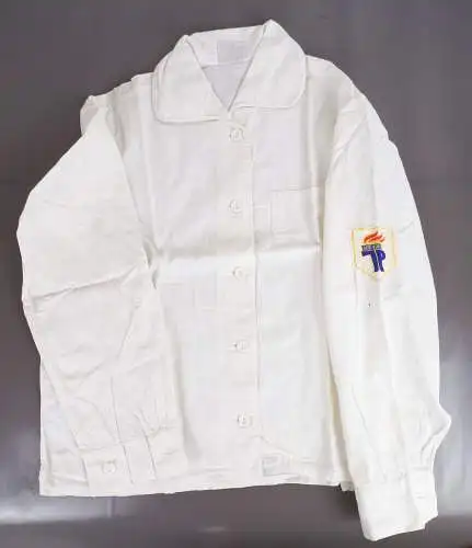 Bluse Junge Pioniere Hemd weiß DDR JP Pionierbluse 