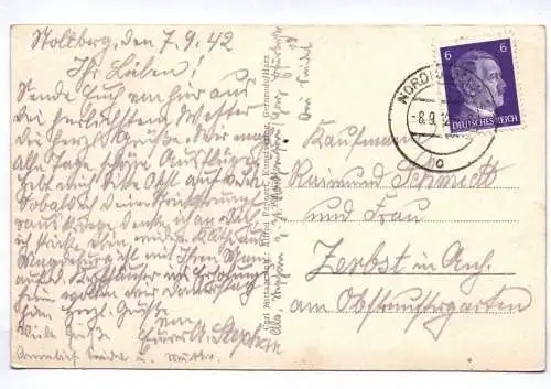 Ak Stolberg Harz Blick in Zechtal 1942