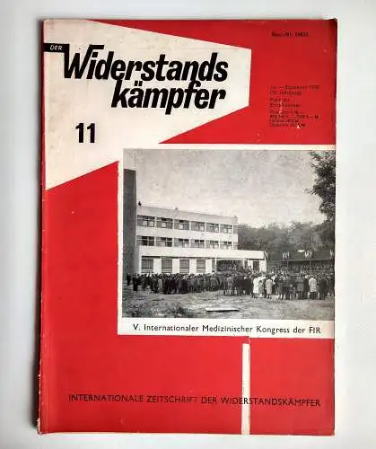 Der Widerstandskämpfer Nr. 11 alte Zeitung Kommunismus 1970