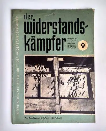 Der Widerstandskämpfer 1967 Nr. 9 Zeitung Kommunismus