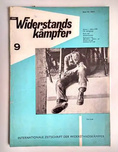Der Widerstandskämpfer Nr. 9 alte Zeitung Kommunismus 1970