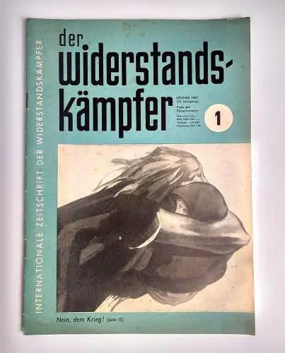 Der Widerstandskämpfer 1967 Nr. 1 alte Kommunisten Zeitung