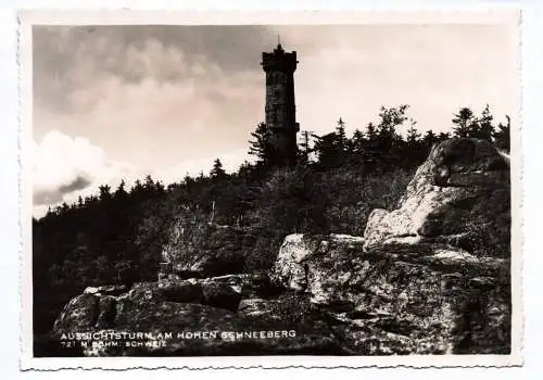 Ak Aussichtsturm am hohen Schneeberg