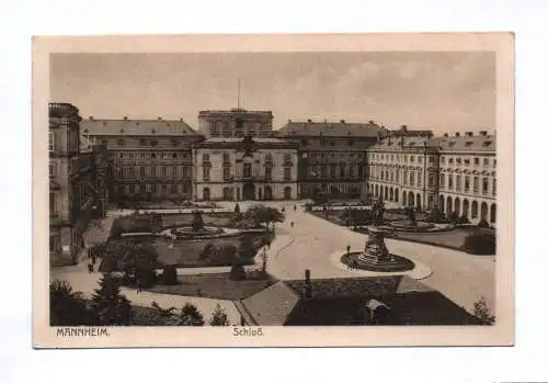 Künstler Ak Mannheim Schloss