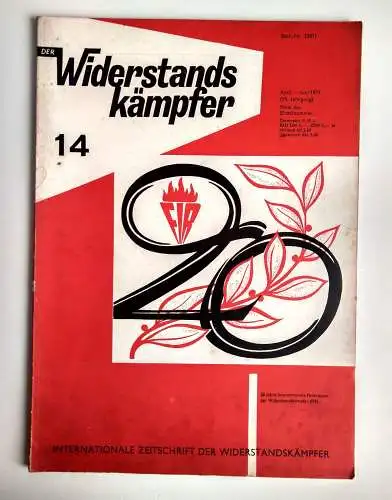 Der Widerstandskämpfer Nr. 14 alte Zeitung Kommunisten 1971