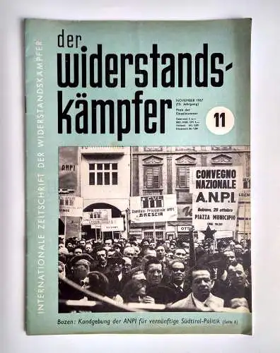 Alte Zeitschrift Kommunismus 1967 Nr. 12 Der Widerstandskämpfer