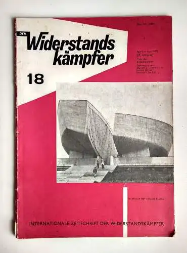Der Widerstandskämpfer Nr. 18 alte Zeitung Kommunismus 1972