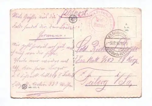 Ak Tournai La Grand Place Feldpost Feldpost 1916 Belgien