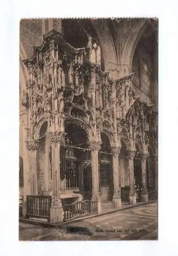 Ak Kerk Oxaal van het jaar 1540 Feldpost 1916 Diksmuide Belgien