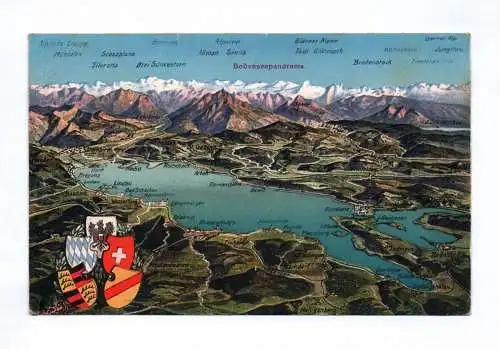 Ak Bodenseepanorama 1926 Feldkirch Speer Friedrichshafen