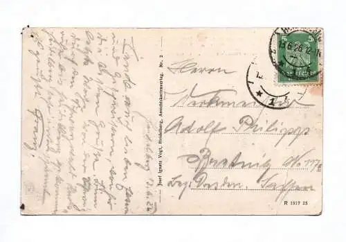 Künstler Ak Heidelberg Total 1926