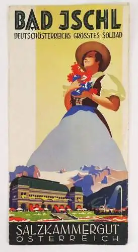Bad Ischl Reiseprospekt 1930 er Salzkammergut Oberösterreich