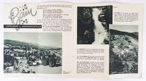 Reiseprospekt Hain Riesengebirge Schlesien 1930 er