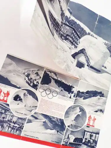 Prospekt Auenhütte Schwarzwassertal Oberstdorf 1930 er