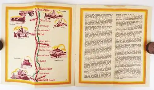 Prospekt Berlin - München Deutschen Reichsbahn über Halle Nürnberg Augsburg