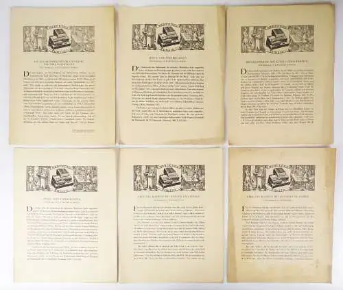 Mercedes Euklid Reklame Prospekte Geschichte Mathematik Rechenmaschine