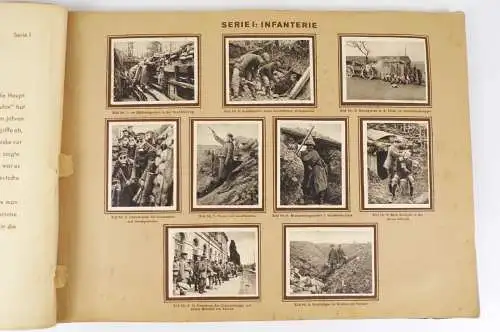 Reunion Weltkriegsbilder 1914 - 1918 Sammelbilderalbum