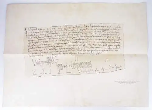 Abtei Hersfeld Kaiser Karl der Große Drucke Faksimile um 1900