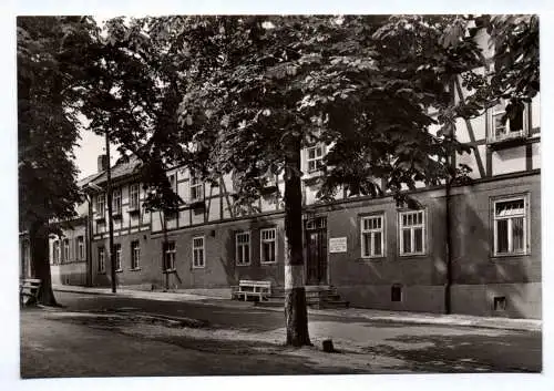 Foto Ak Ballenstedt Harz FDGB Betriebsferienheim VEB Maschinenfabrik 1972
