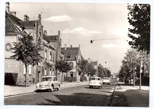 Foto Ak Wildau Kreis Königs Wusterhausen Karl Marx Straße 1972