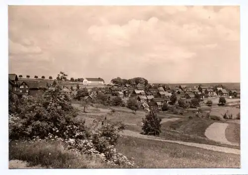 Foto Ak Luftkurort und Wintersportplatz Schnett Kreis Hildburghausen 1970