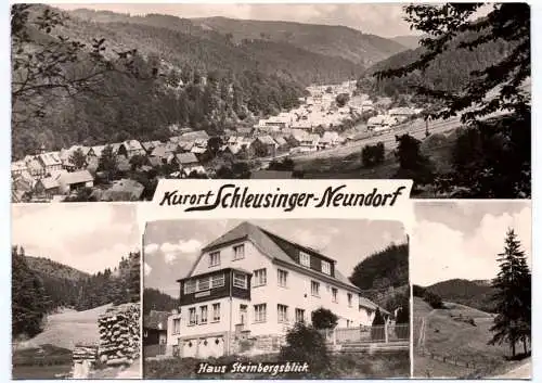 Ak Kurort Schleusinger Neundorf Haus Steinbergsblick 1974