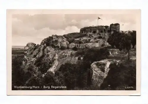 Ak Blankenburg Harz Burg Regenstein 1954