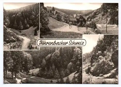 Ak Fehrenbacher Schweiz 1972 Masserberg Thüringen