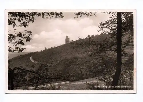 Ak Gevelsberg Blick zum Ehrenmal 1949