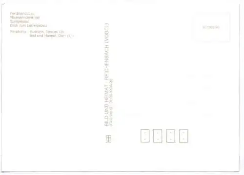 Ak Schloß Köthen Ferdinandsbau Neumanndenkmal Spiegelsaal