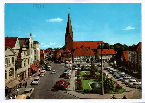 Foto Ak Eutin Holsteinische Schweiz Markt 1971