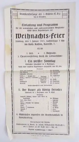 München um 1900 Veranstaltungen Programme Dokumente