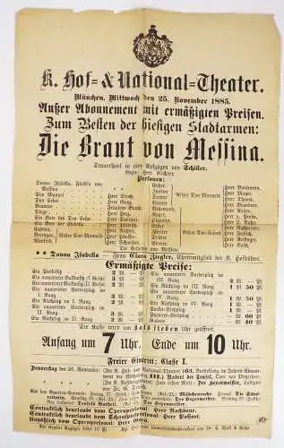 München um 1900 Veranstaltungen Programme Dokumente