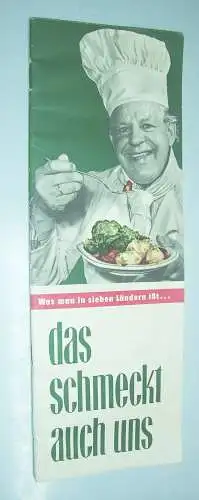 DDR Prospekt kochen backen Rezelte 1970er