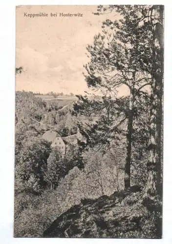 Ak Keppmühle bei Hosterwitz Dresden 1920