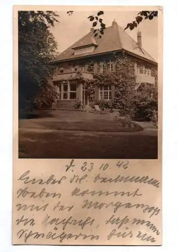 Foto Ak Hamburg Altona Wohnhaus 1942