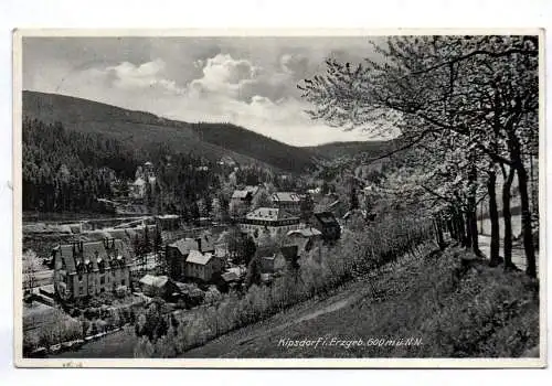 Ak Kipsdorf im Erzgebirge Talblick 1939
