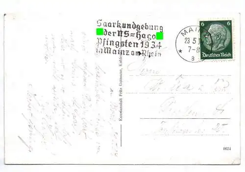 Ak Dampfer Elberfeld passiert den Loreleifelsen Rhein Raddampfer