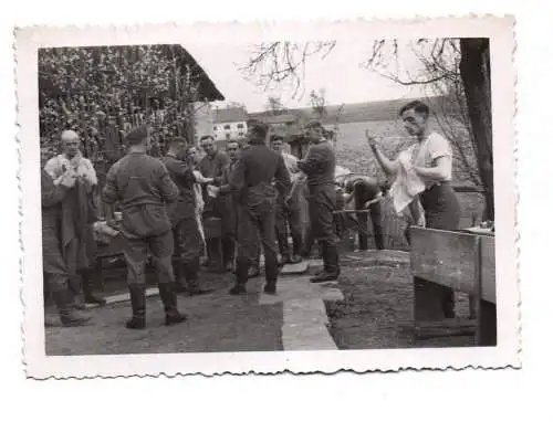 Foto Soldaten in Sankt Georgen 2 Wk