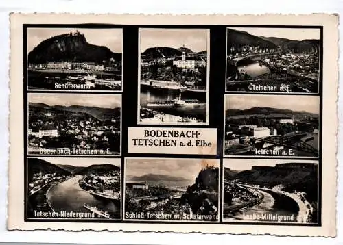 Ak Bodenbach Tetschen an der Elbe Böhmen Mehrbild